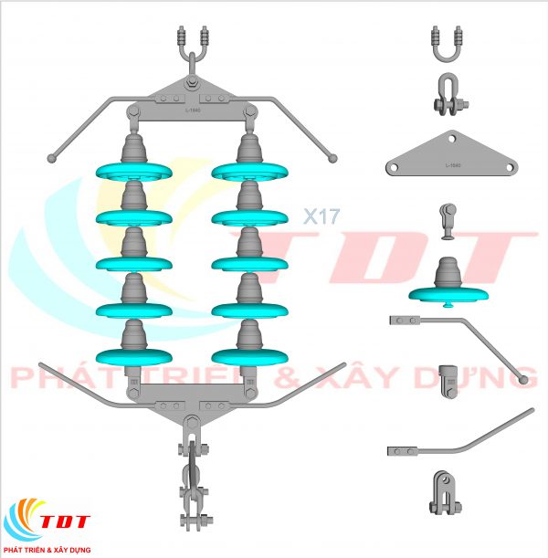 Chuỗi néo kép 220kv_Model A